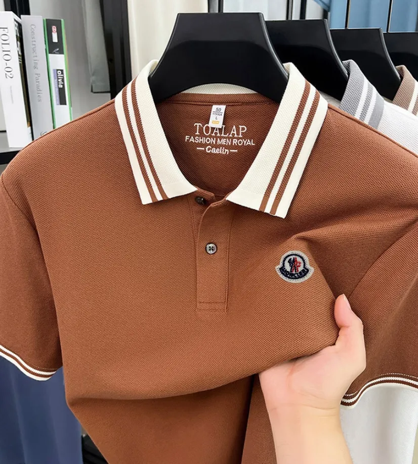 P140 26 Quality POLO ， Quality ， Breathable ， LOGO， ⚡️ T ⚡️ ， ！Sizes：M-4XL（ 210 、 。